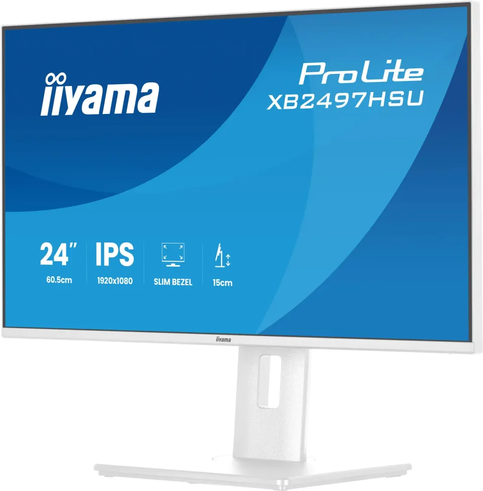 iiyama ProLite/XB2497HSU-W1/23,8"/IPS/FHD/120Hz/4ms/Bílá/5R