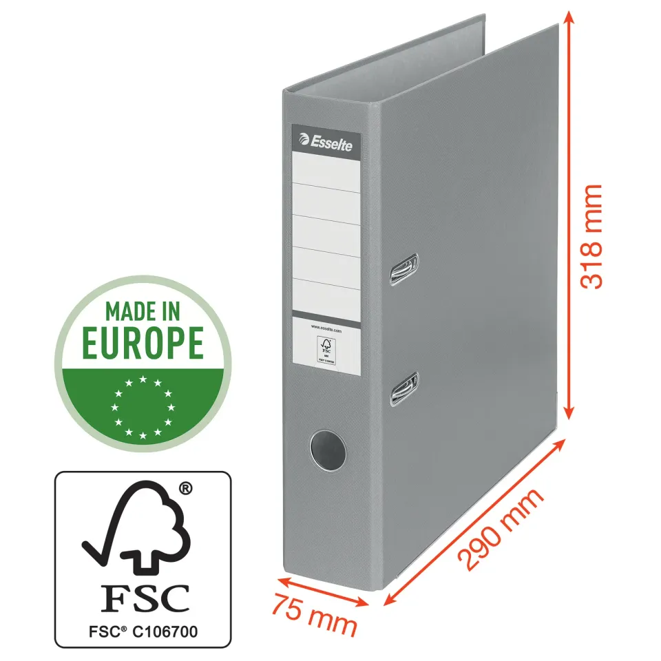 Esselte Economy A4 75 mm bílý