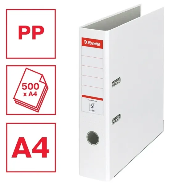 Esselte Economy A4 75 mm bílý