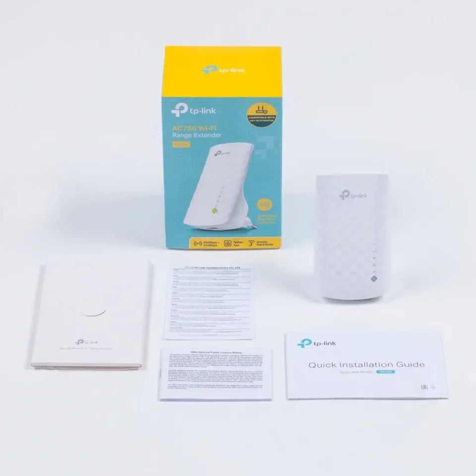 TP-LINK TL-RE200 Wifi AC Range Extender, tři interní antény