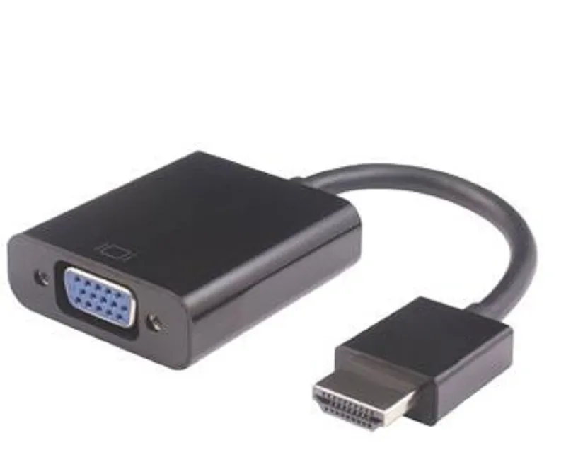 PremiumCord Převodník HDMI na VGA se zvukem 3,5mm stereo jack - černý (khcon-19)