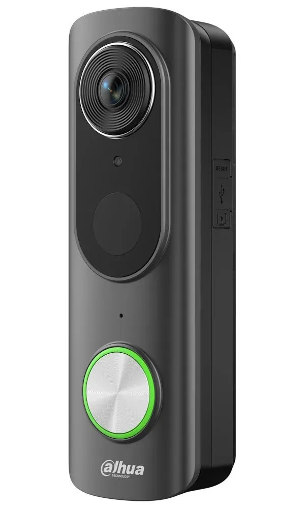 DAHUA chytrý domácí zvonek s kamerou DB43BB-BTR/ bateriový/ Wi-Fi/ 4Mpix/ H.265/ krytí IP65/ IR až 10m/ CZ app