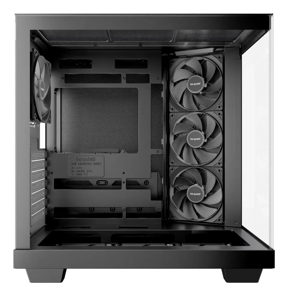 Be quiet! skříň LIGHT BASE 500 / MidT / 4x120mm PWM fans / 2 x USB 3.2 / USB-C / panoramatická / černá