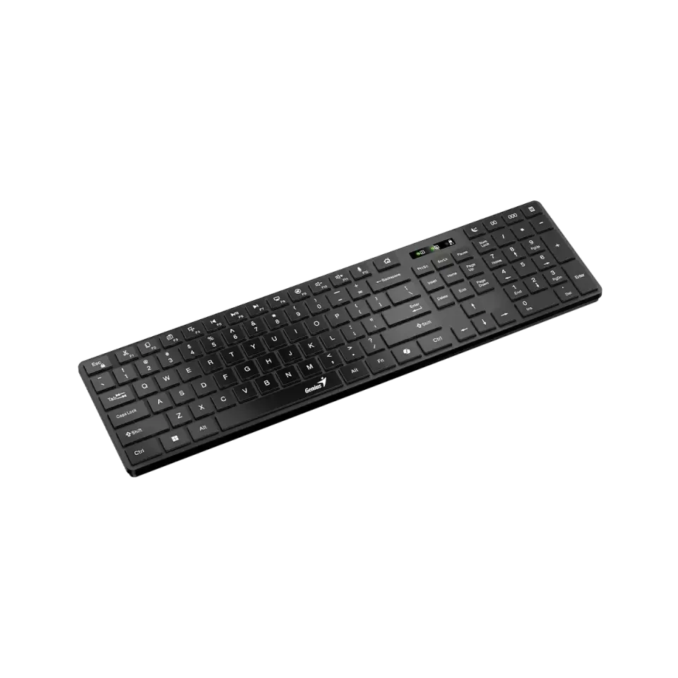 Genius Slimstar 7250BT Klávesnice, bezdrátová, Bluetooth 5.0, 2,4GHz, USB přijím