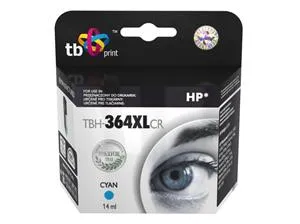 Ink. kazeta TB kompat. s HP CB323EE (No.364), TBH-364XLCR, Cyan