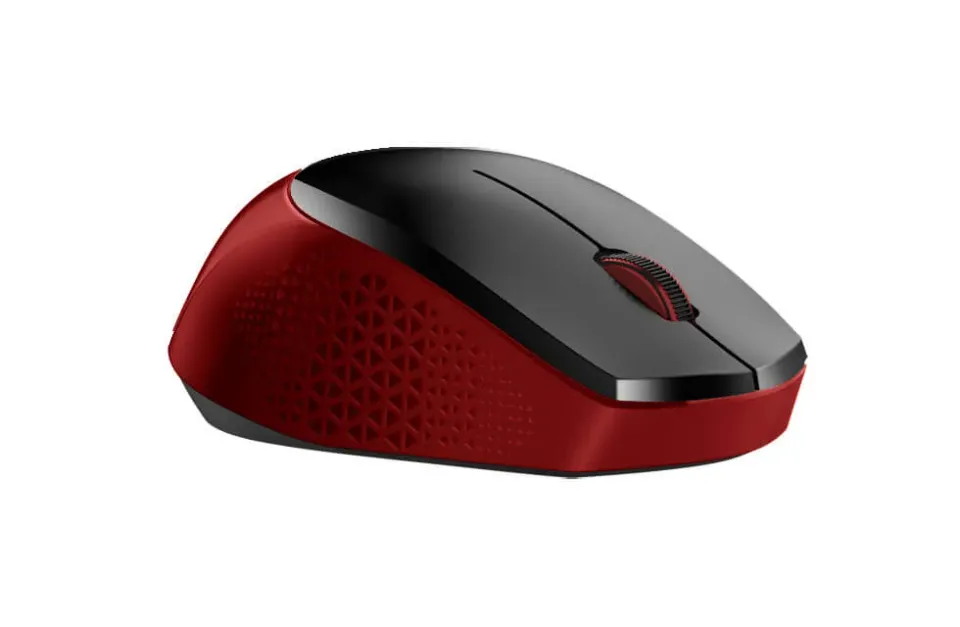GENIUS myš NX-8000S Wireless, 1600dpi, USB black-red, tichá