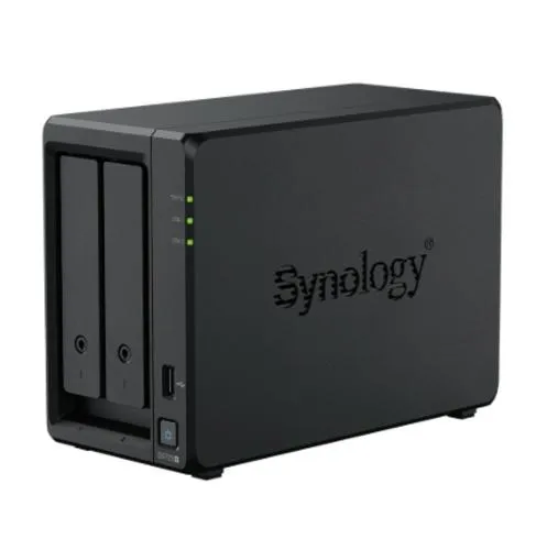 SYNOLOGY DS725+ Disc Station datové úložiště (pro 2x HDD, CPU 2x jádro 2.6-3.1GHz, 2GB DDR4 ECC, 2x GLAN, NAS)