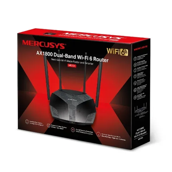 MERCUSYS MR70X - AX1800 WiFi 6 Router