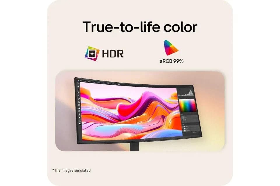 LG UltraWide/34U640B-B/34"/VA/UWQHD/144Hz/5ms/Černá/2R