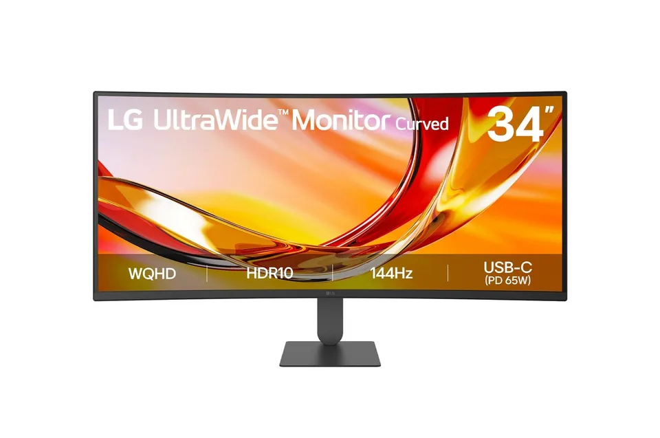 LG UltraWide/34U640B-B/34"/VA/UWQHD/144Hz/5ms/Černá/2R