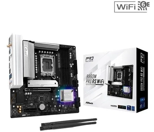ASROCK B860M PRO RS WIFI (intel 1851, 4xDDR5, mATX)