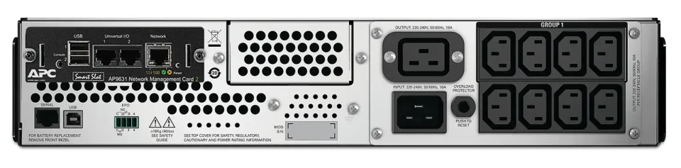APC Smart-UPS 2200VA LCD RM 2U 230V (1900W) with Network Card