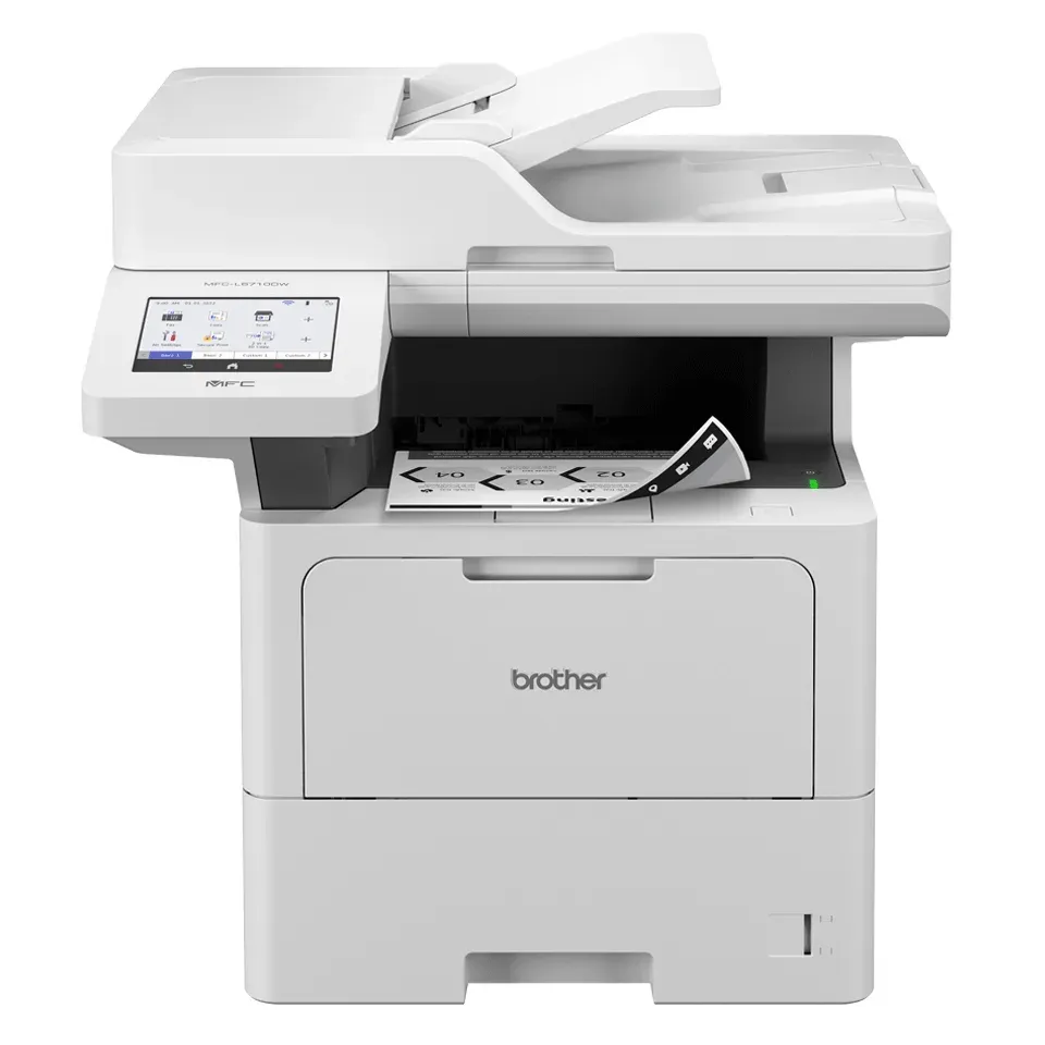 Bazar – Brother MFC-L6710DW – černobílá laserová multifunkce A4 s faxem, 50 str./min, ADF 70 listů, Wi-Fi, poškozený obal