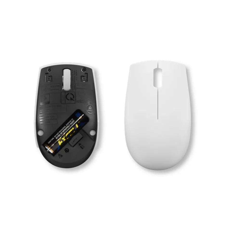 Lenovo myš 300 Wireless Compact (Cloud Grey = šedá) s baterií