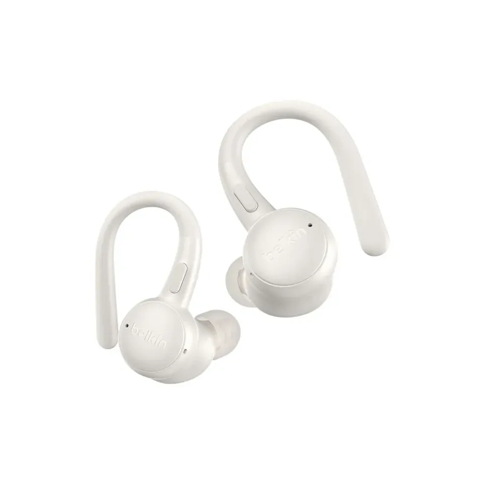 Belkin SOUNDFORM Activefit - True Wireless Earbuds - bezdrátová sluchátka, krémo