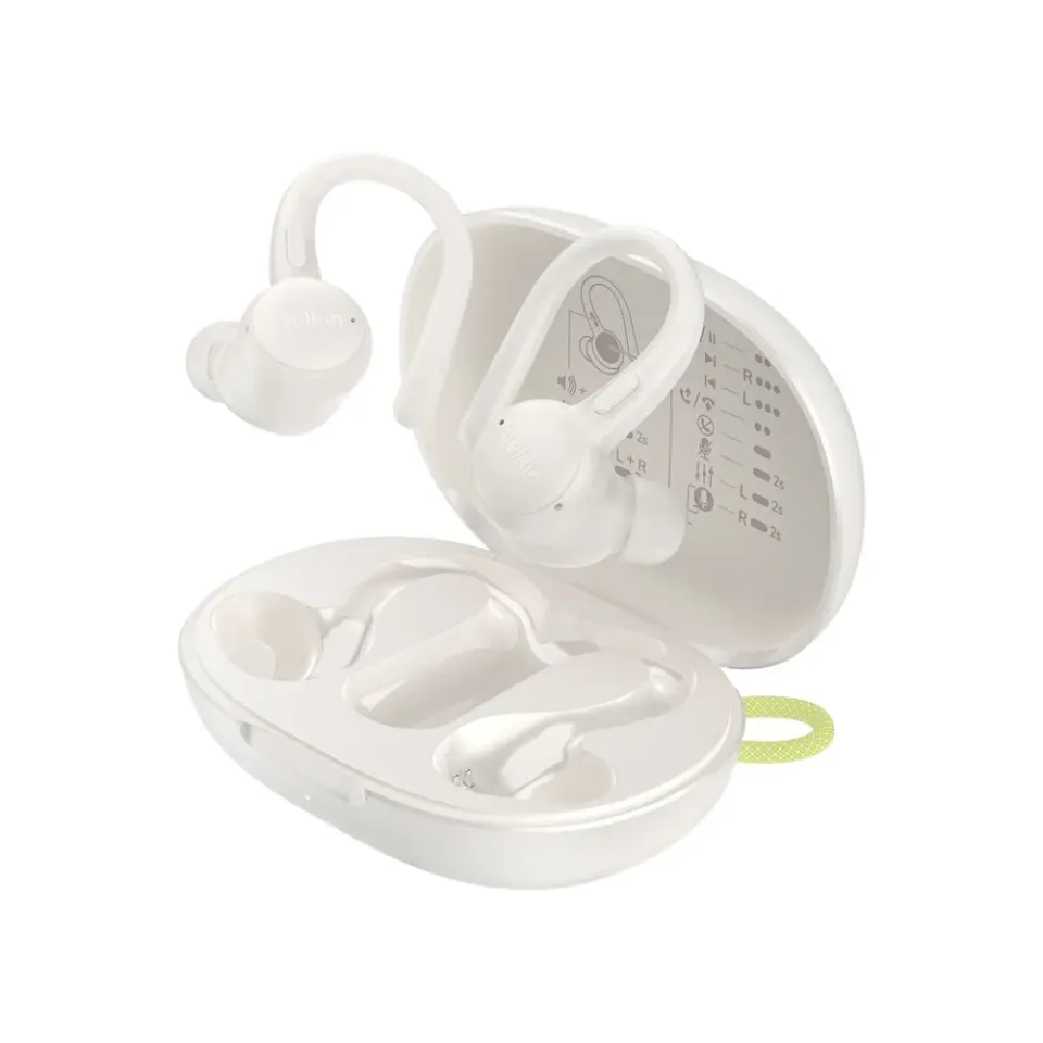 Belkin SOUNDFORM Activefit - True Wireless Earbuds - bezdrátová sluchátka, krémo