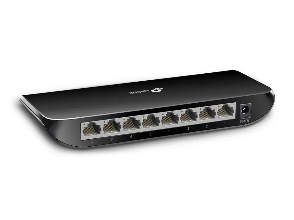 TP-LINK TL-SG1008D GBit switch, 8x 10/100/1000Mbps 8port