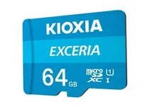 KIOXIA Exceria microSDXC card 64GB M203, UHS-I U1 Class 10