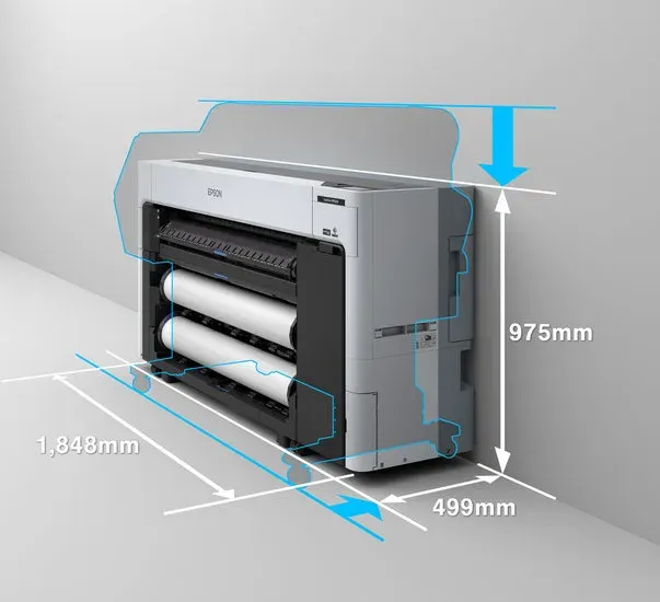 Epson SureColor/SC-T7700D/Tisk/Ink/Role/LAN/WiFi/USB
