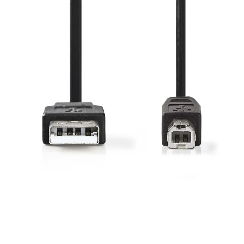 Nedis CCGB60100BK30 - USB 2.0 kabel | A Zástrčka - B Zástrčka | 3 m | Černá barv