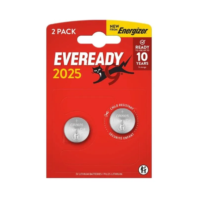 Energizer CR2025 Eveready gold 2pack