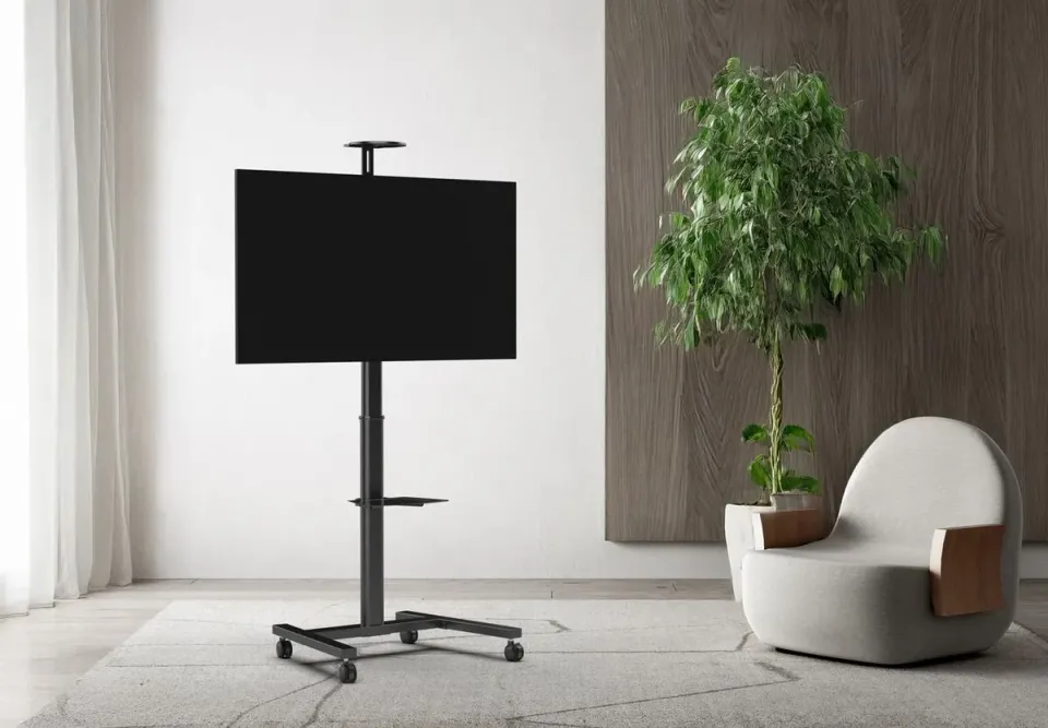 Vogel's ESSENTIAL T1031 pojízdný stojan pro TV 32-65", 50 kg, 122-172 cm, černý