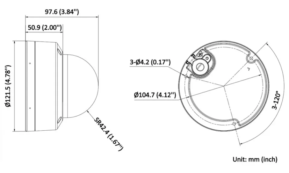 Hikvision DS-2CD2183G2-LIS2U(2.8mm) 8MPix IP Dome kamera; IR 30m, IP67, IK10