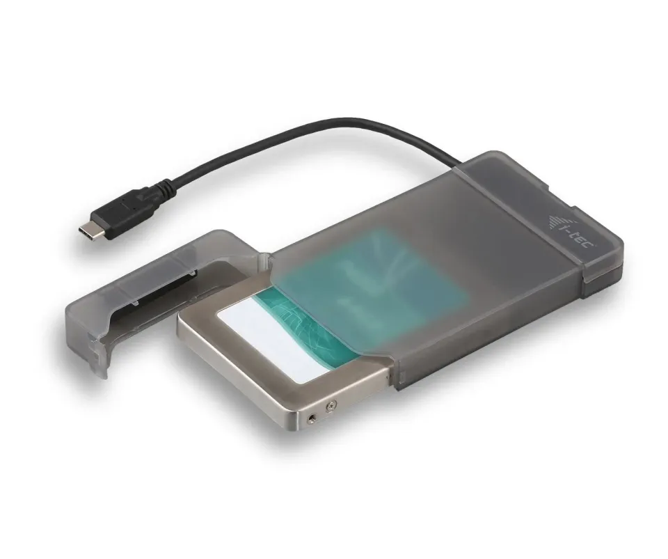 i-Tec MySafe USB-C 3.1 externí case pro disk 9.5 mm/2.5" pro SATA HDD SSD