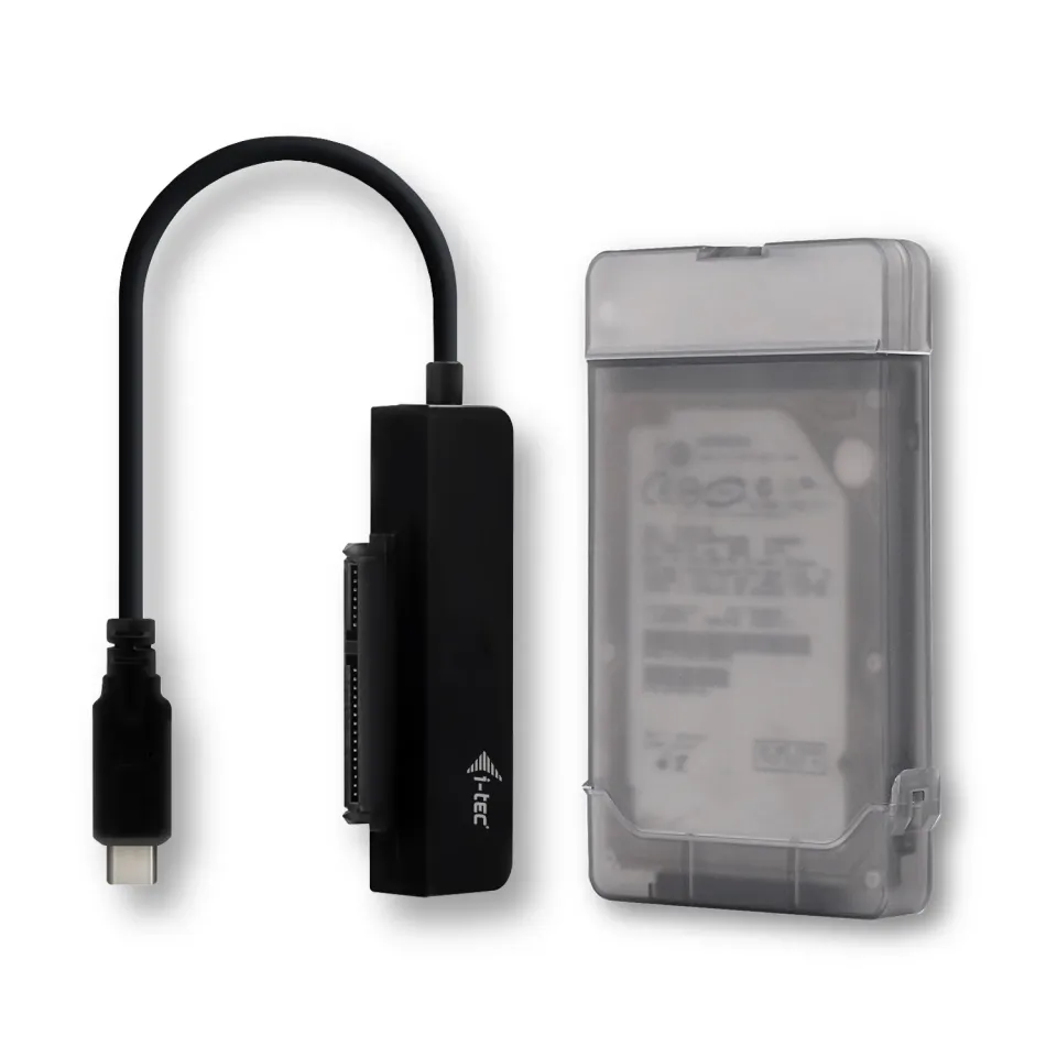 i-Tec MySafe USB-C 3.1 externí case pro disk 9.5 mm/2.5" pro SATA HDD SSD