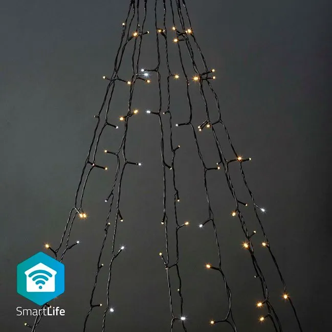 Nedis WIFILXT02W200 SmartLife světelný řetěz | Strom | Wi-Fi | Teplé až chladné