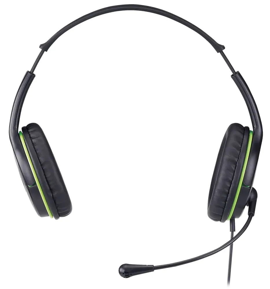 GENIUS sluchátka HS-400A s mikrofonem green nastavitelné, jack 3.5mm, náhrada hs-04a