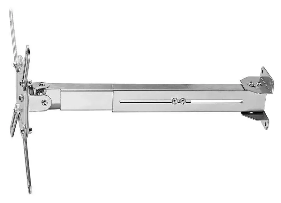 Nedis PJWM100GY - Nástěnný držák projektoru| | 360° | Max. 10 kg | 314 - 500 mm