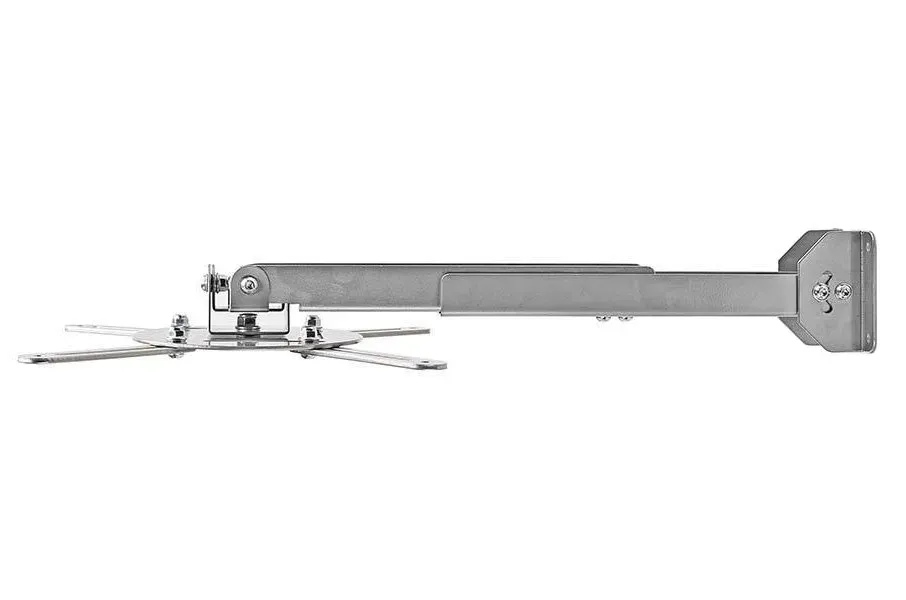 Nedis PJWM100GY - Nástěnný držák projektoru| | 360° | Max. 10 kg | 314 - 500 mm