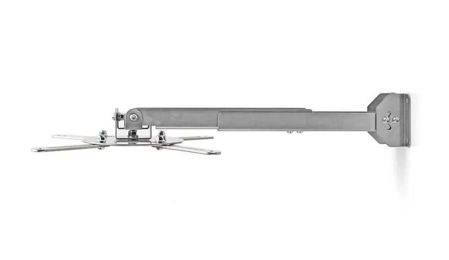 Nedis PJWM100GY - Nástěnný držák projektoru| | 360° | Max. 10 kg | 314 - 500 mm