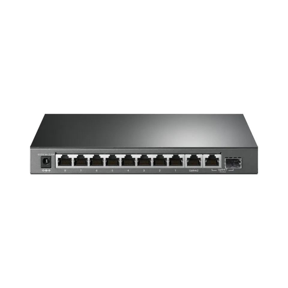 TP-Link TL-SG1210MP Gigabitový Switch 8xGLAN 2xGLAN Uplink 1xSFP PoE+ 123W