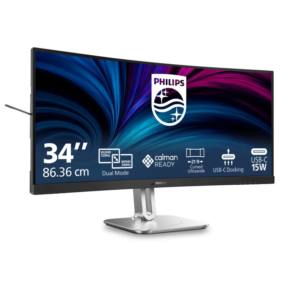 Philips LCD 34B2U5900C 34" zakřivený VA/5120x2160@120Hz/0,5ms/450cd/2xHDMI/DP/5x