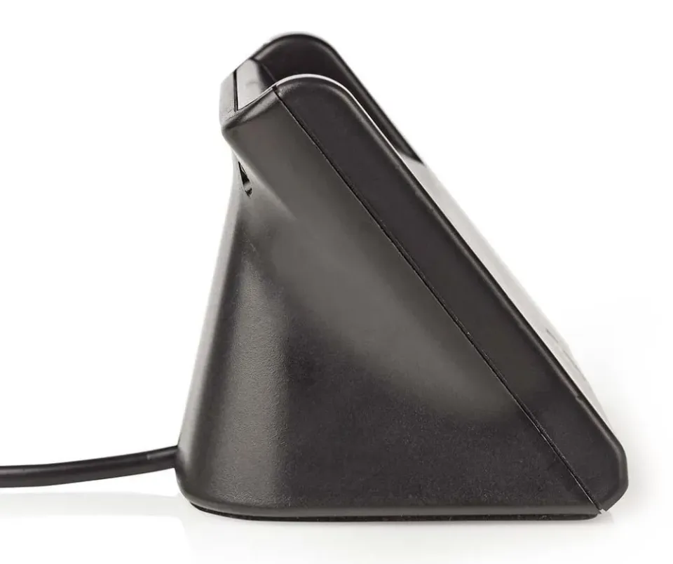 Nedis CRDRU2SM3BK - Smartcard reader | USB 2.0 | Desktop model | Black