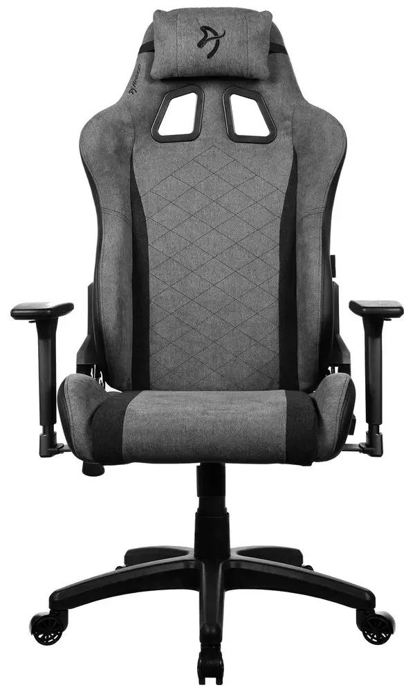 AROZZI herní židle AVANTI Soft Fabric Ash/ látkový povrch/ šedá