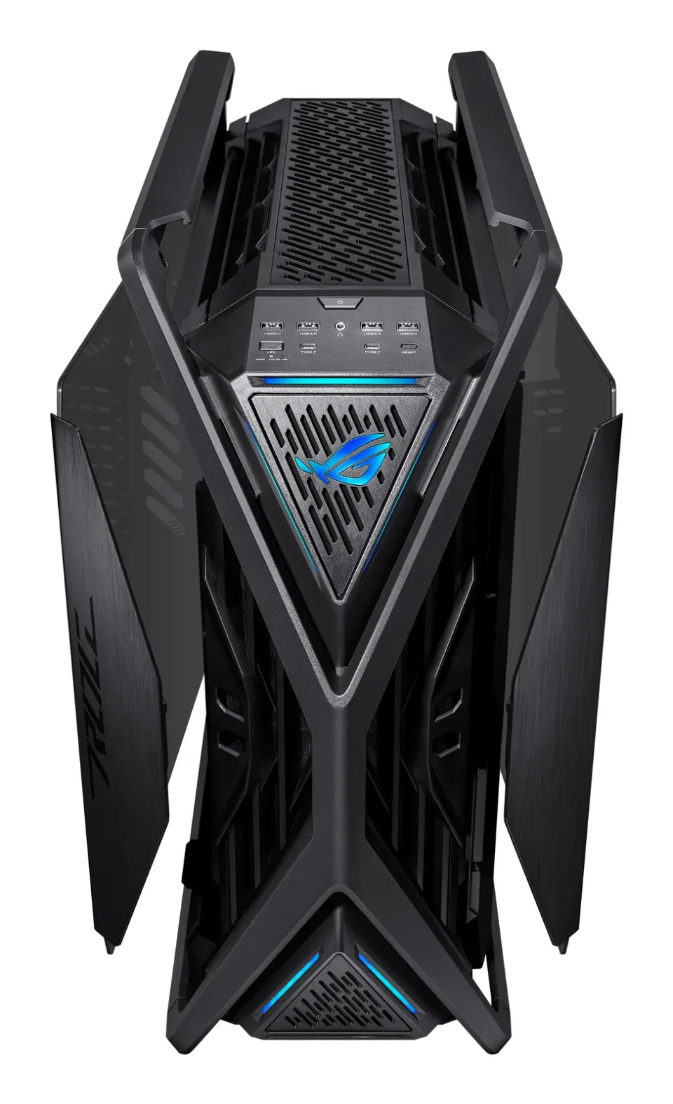 ASUS case ROG HYPERION (GR701) BTF, Big Tower, průhledná bočnice, 4x 140mm Fan, černá