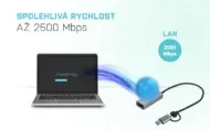 i-tec USB-C Metal 2.5Gbps Ethernet Adapter