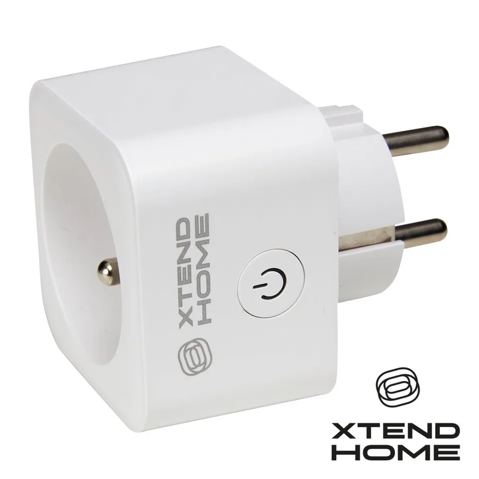 Xtend Home chytrá interní zásuvka, měření příkonu, správné spínání fáze, Tuya (XTH-ZA101M)