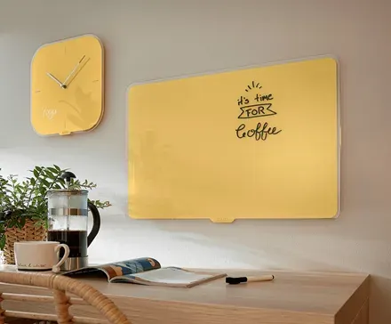 LEITZ Magnetická tabule na zeď Cosy 600x400mm, teplá žlutá