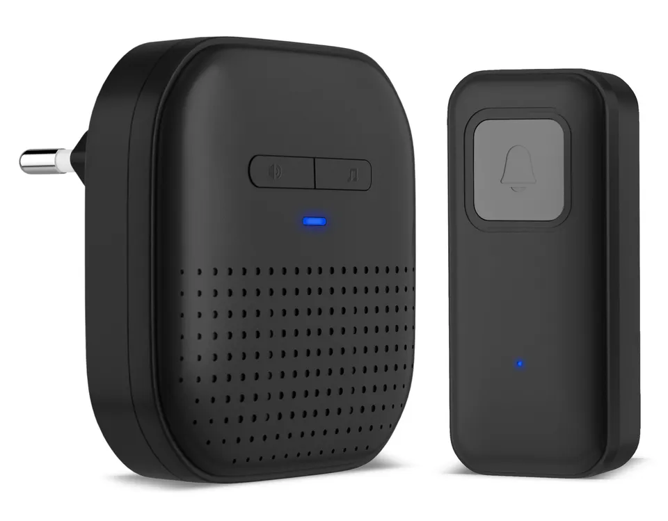 CONNECT IT DOORBELL bezdrátový zvonek do zásuvky ČERNÝ