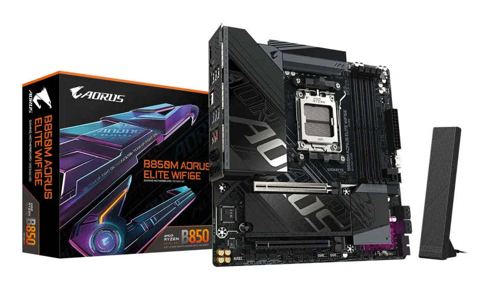 GIGABYTE B850M AORUS ELITE WIFI6E/AM5/mATX