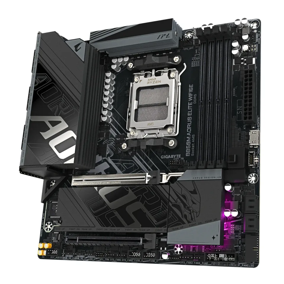 GIGABYTE B850M AORUS ELITE WIFI6E/AM5/mATX