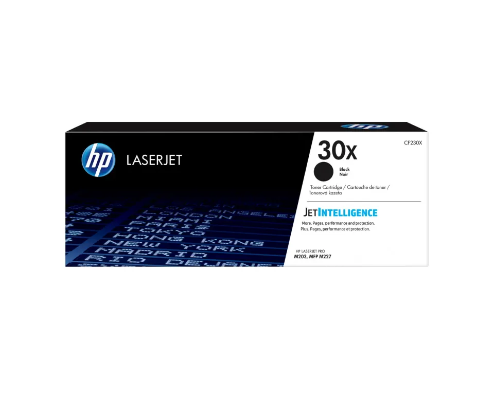 HP CF230X originální černý toner velký č.30X cca 3500str. (pro LJ M227sdn, M227fdw, M203)