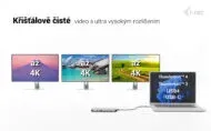i-tec USB-C Metal Nano 3x Display Dock, 2x HDMI 1x USB-C video, Power Delivery 1