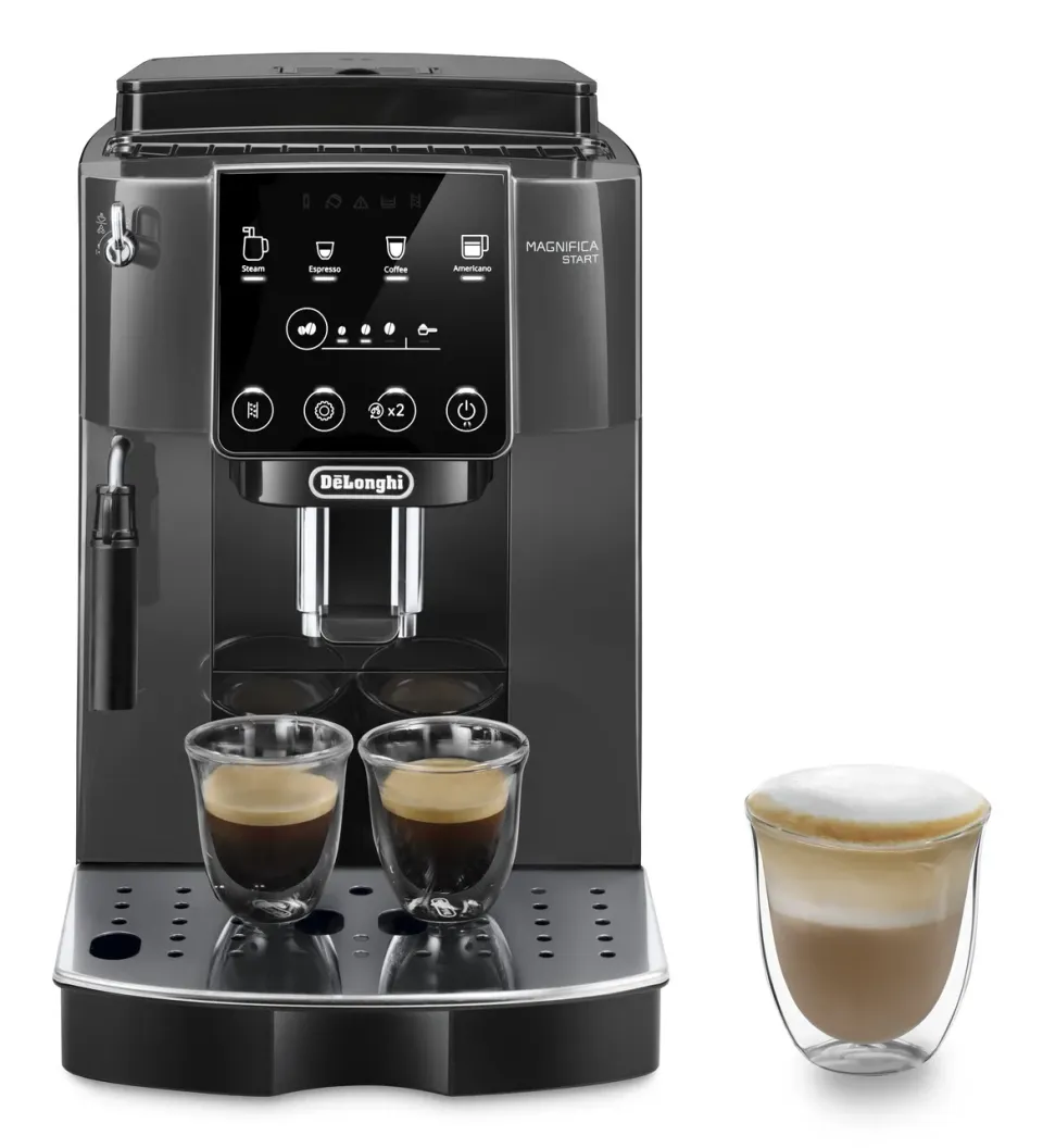 DeLonghi Magnifica Start ECAM 220.22.GB automatický kávovar, espresso, vestavěný mlýnek, 1450 W, 15 bar, černý