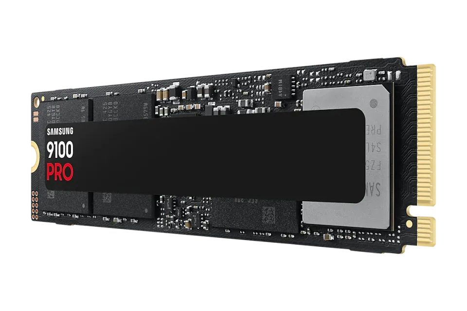 SAMSUNG 9100 PRO 4TB PCIe 5.0 NVMe SSD M.2 PCIe 5.0 x4 NVMe 2.0 (čtení max. 14800MB/s, zápis max. 13400MB/s)