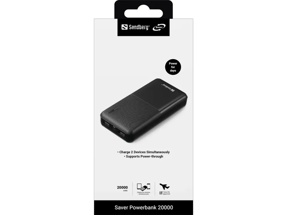 Sandberg Saver Powerbank 20000
